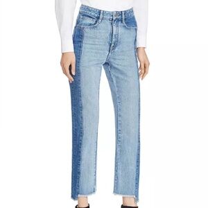 Maje Two-Tone Blue Women's Jeans